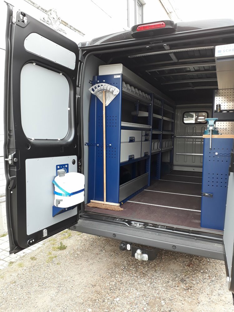 Bedrijfsvoertuig als mobiele werkplek