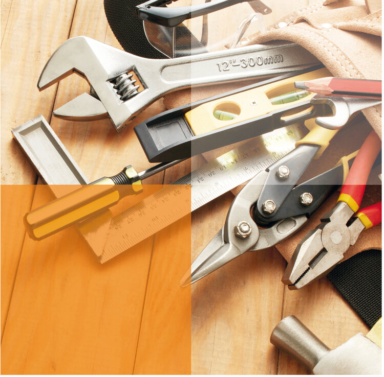 Handgereedschap voor de bouw en vakman